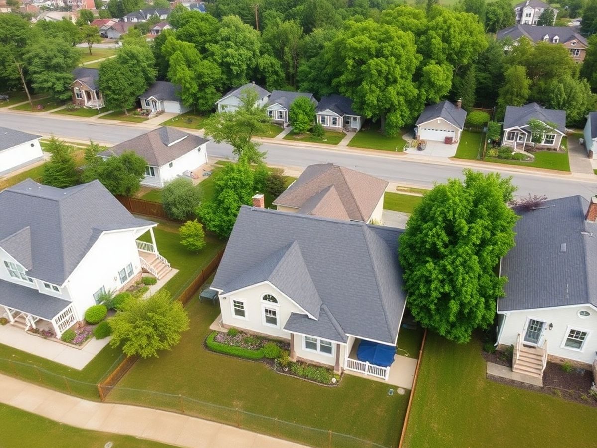 Case frumoase pe periferie, într-o zonă liniștită.