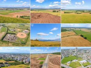 Terenuri de construcții în peisaje rurale și urbane accesibile.