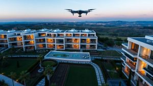 Proiecte rezidențiale de lux în România, peisaj urban modern.