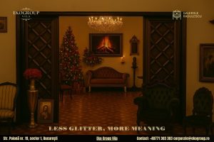 Decorațiuni de Crăciun cu farmec interbelic: o evocare a Crăciunului anilor ’30 la Eko Group Vila